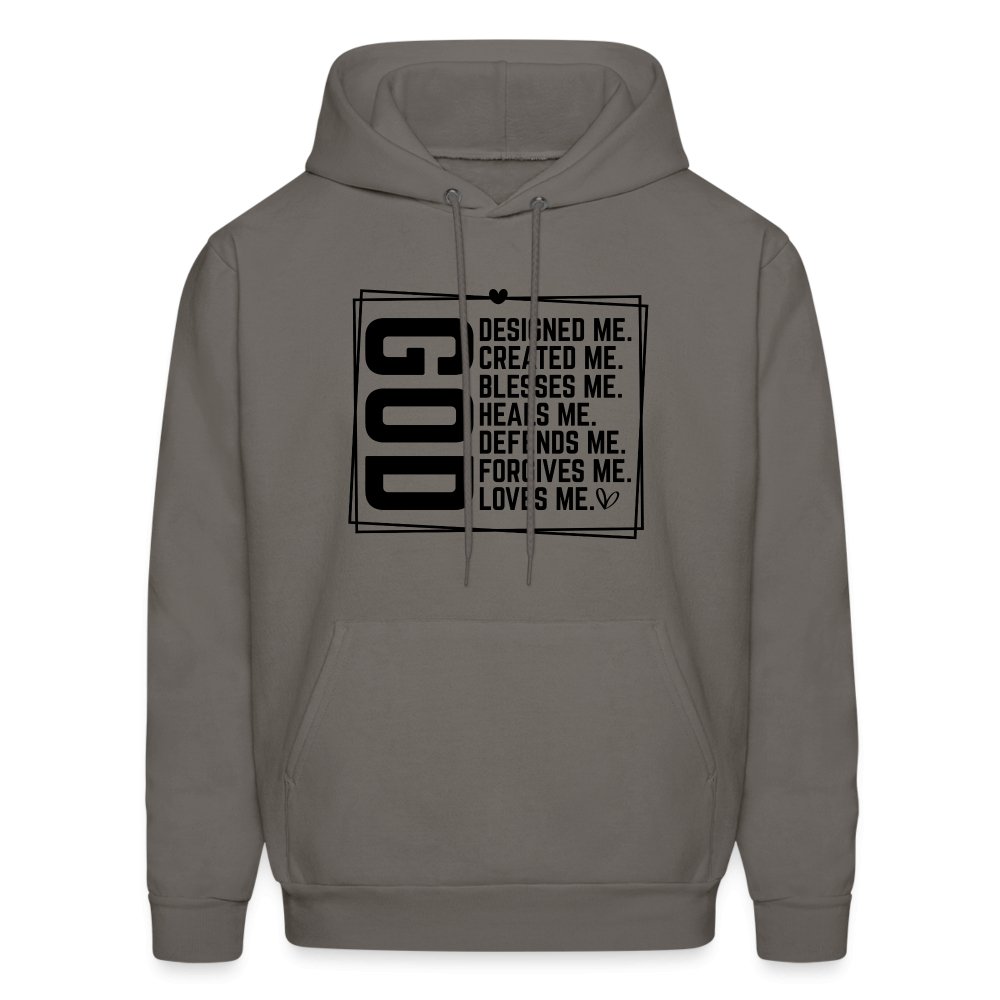 GOD Designed Me Unisex Hoodie - asphalt gray