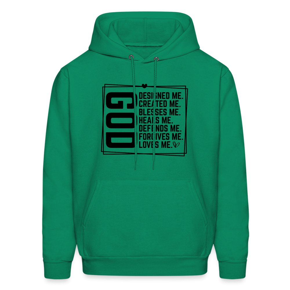 GOD Designed Me Unisex Hoodie - kelly green