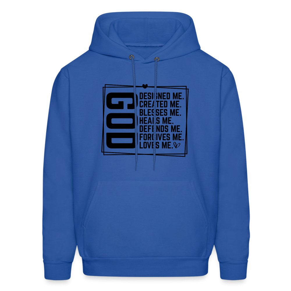 GOD Designed Me Unisex Hoodie - royal blue