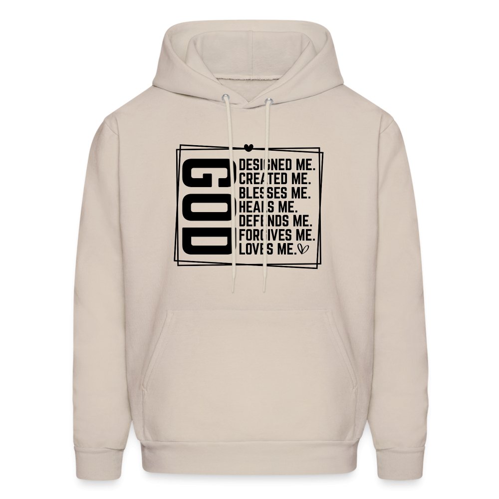 GOD Designed Me Unisex Hoodie - Sand