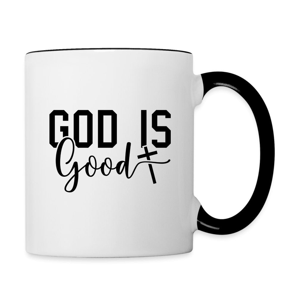 God is Good Coffee Mug - white/black