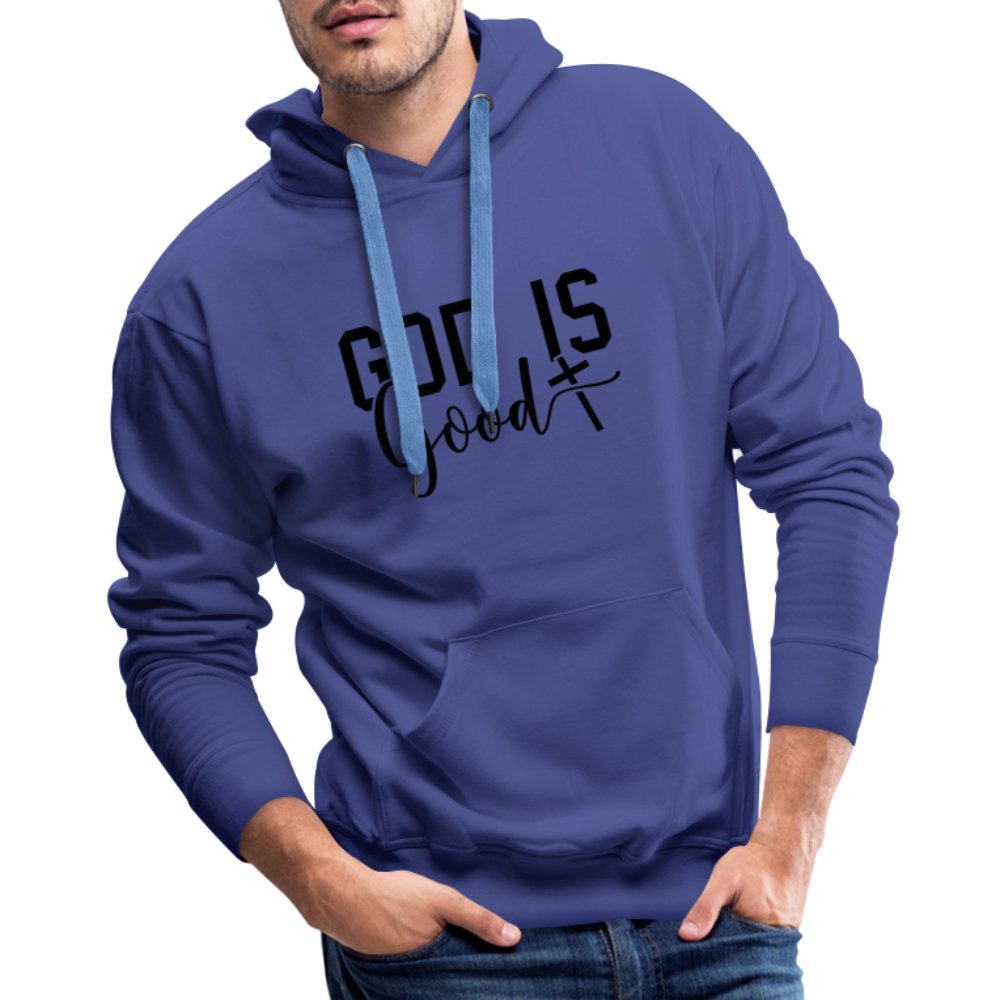 God is Good Men’s Premium Hoodie - royal blue