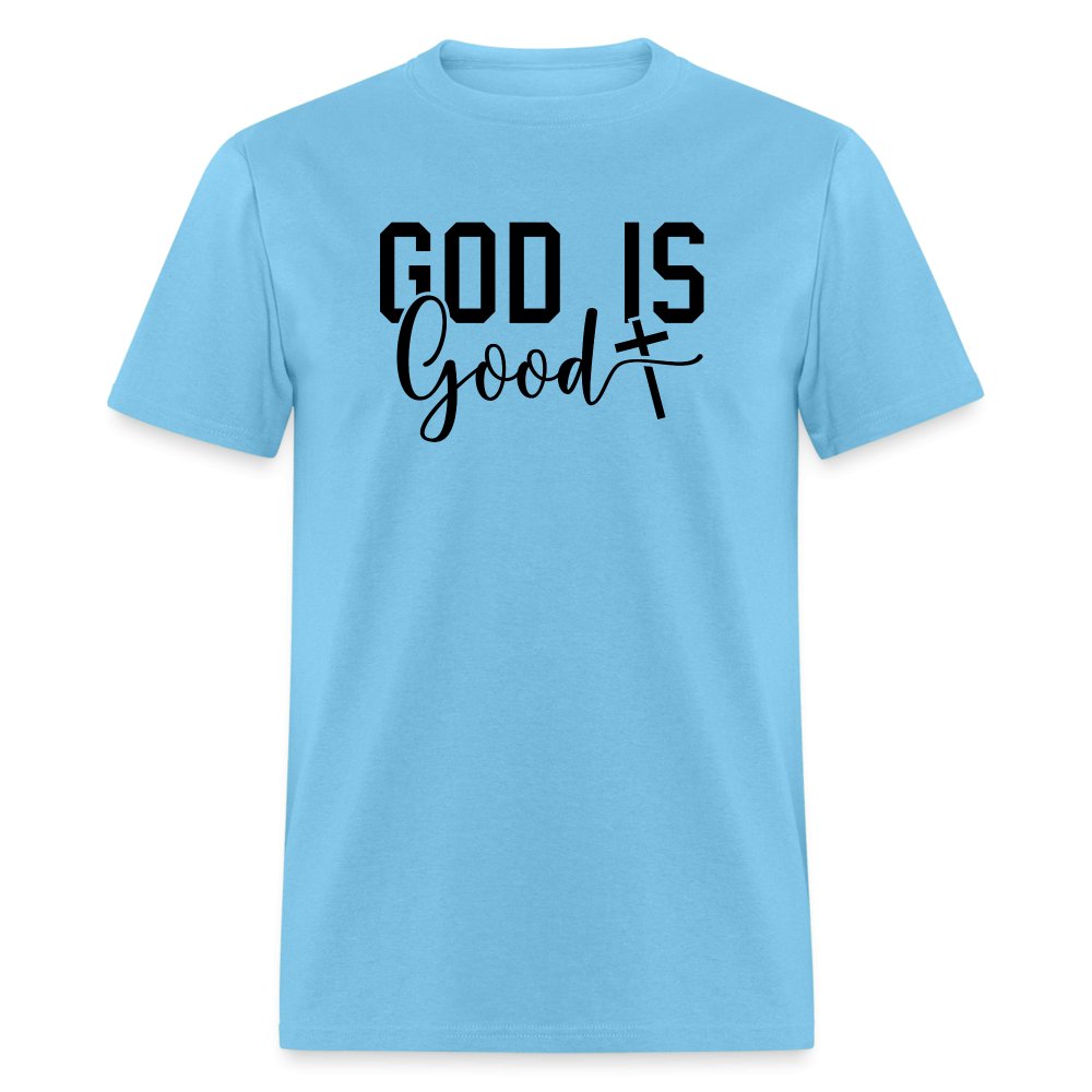 God is Good T-Shirt - aquatic blue