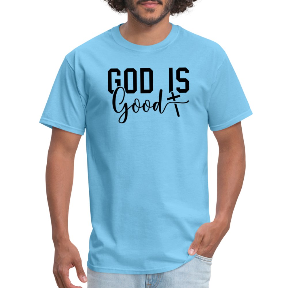 God is Good T-Shirt - aquatic blue