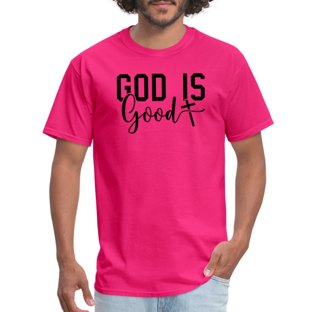 God is Good T-Shirt - fuchsia