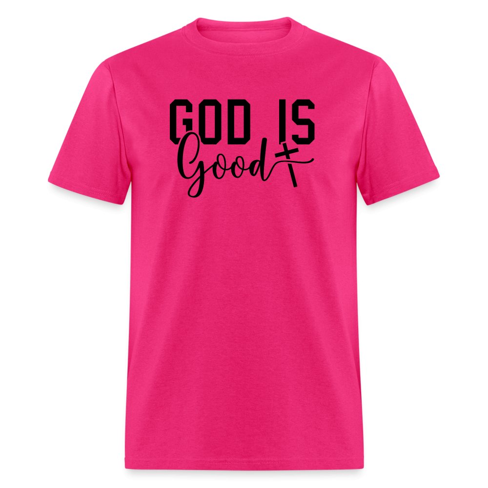 God is Good T-Shirt - fuchsia