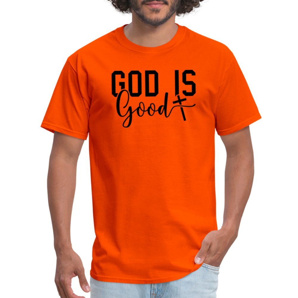 God is Good T-Shirt - orange