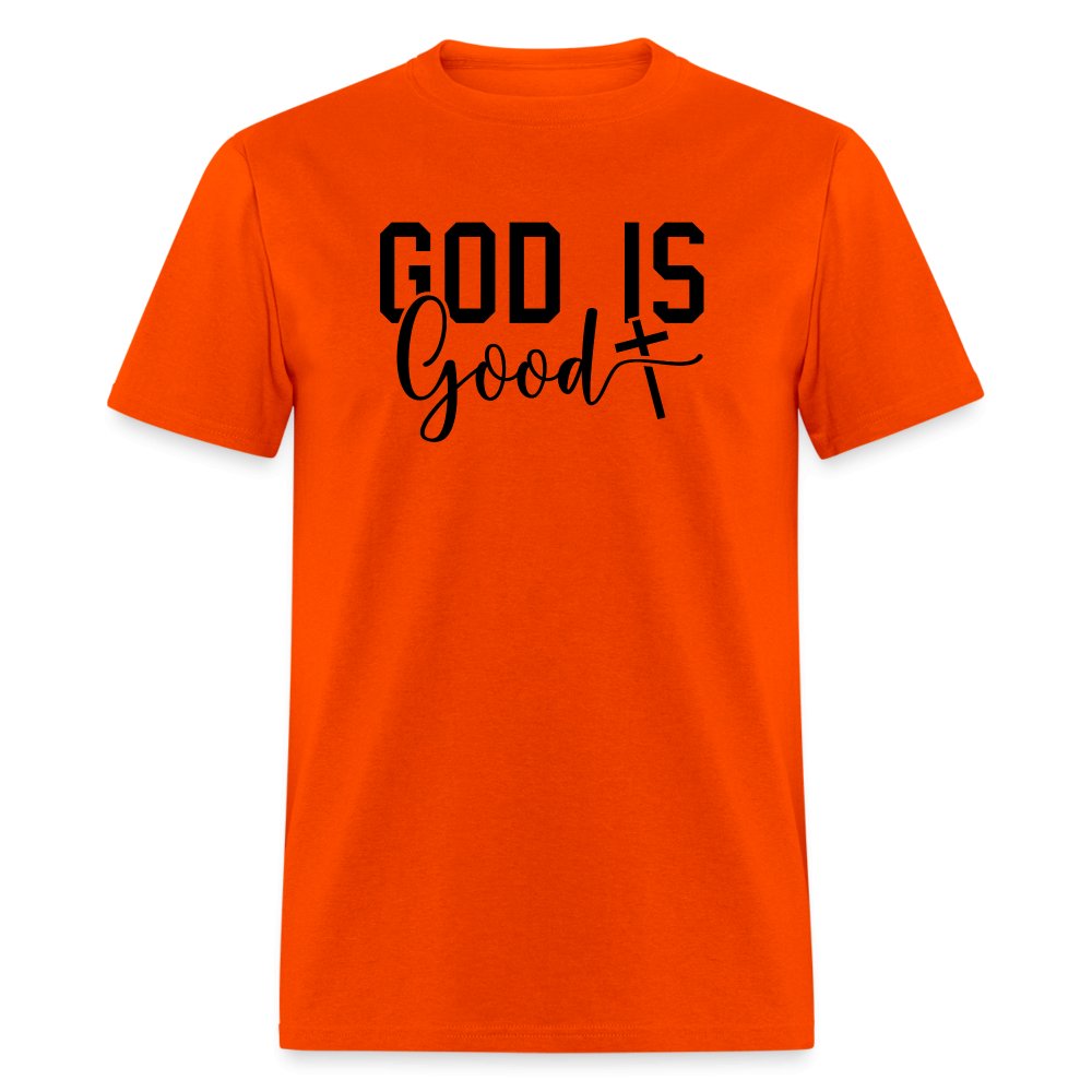 God is Good T-Shirt - orange