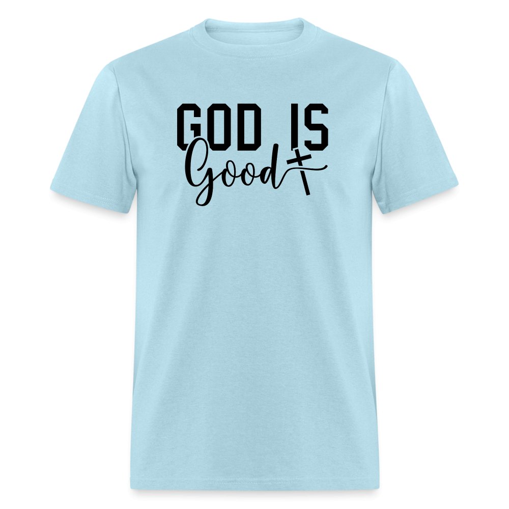 God is Good T-Shirt - powder blue