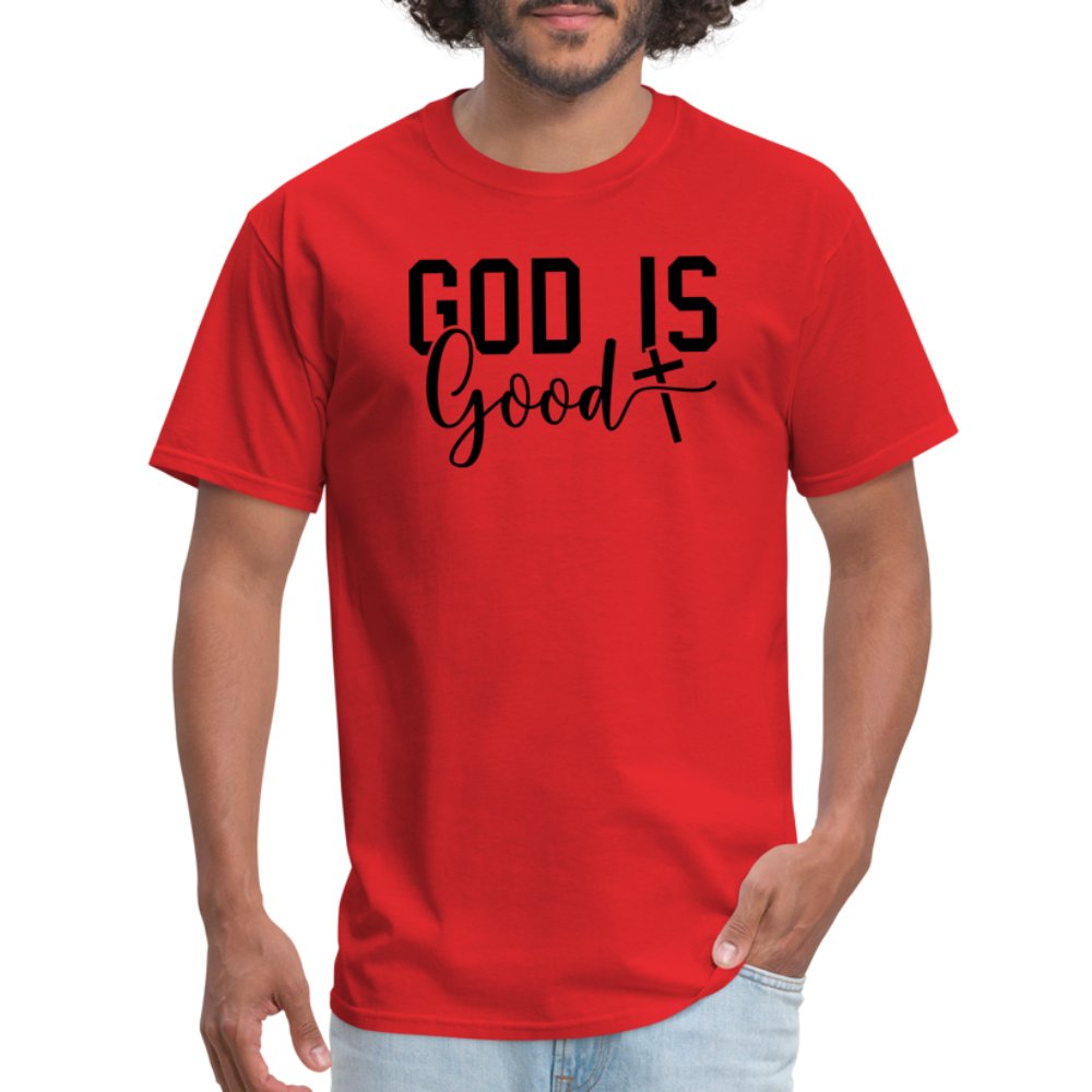 God is Good T-Shirt - red