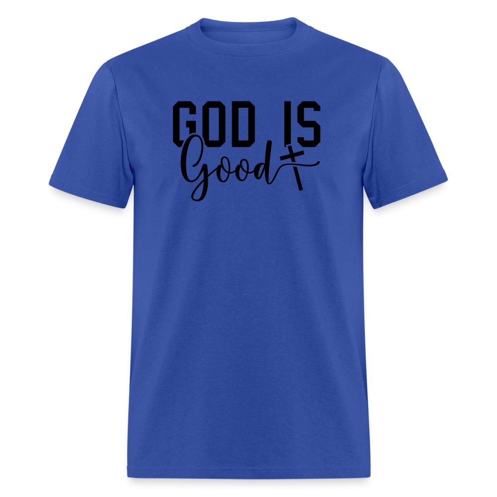 God is Good T-Shirt - royal blue