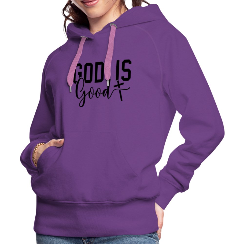 God is Good Women’s Premium Hoodie - purple