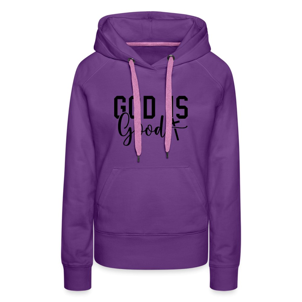 God is Good Women’s Premium Hoodie - purple