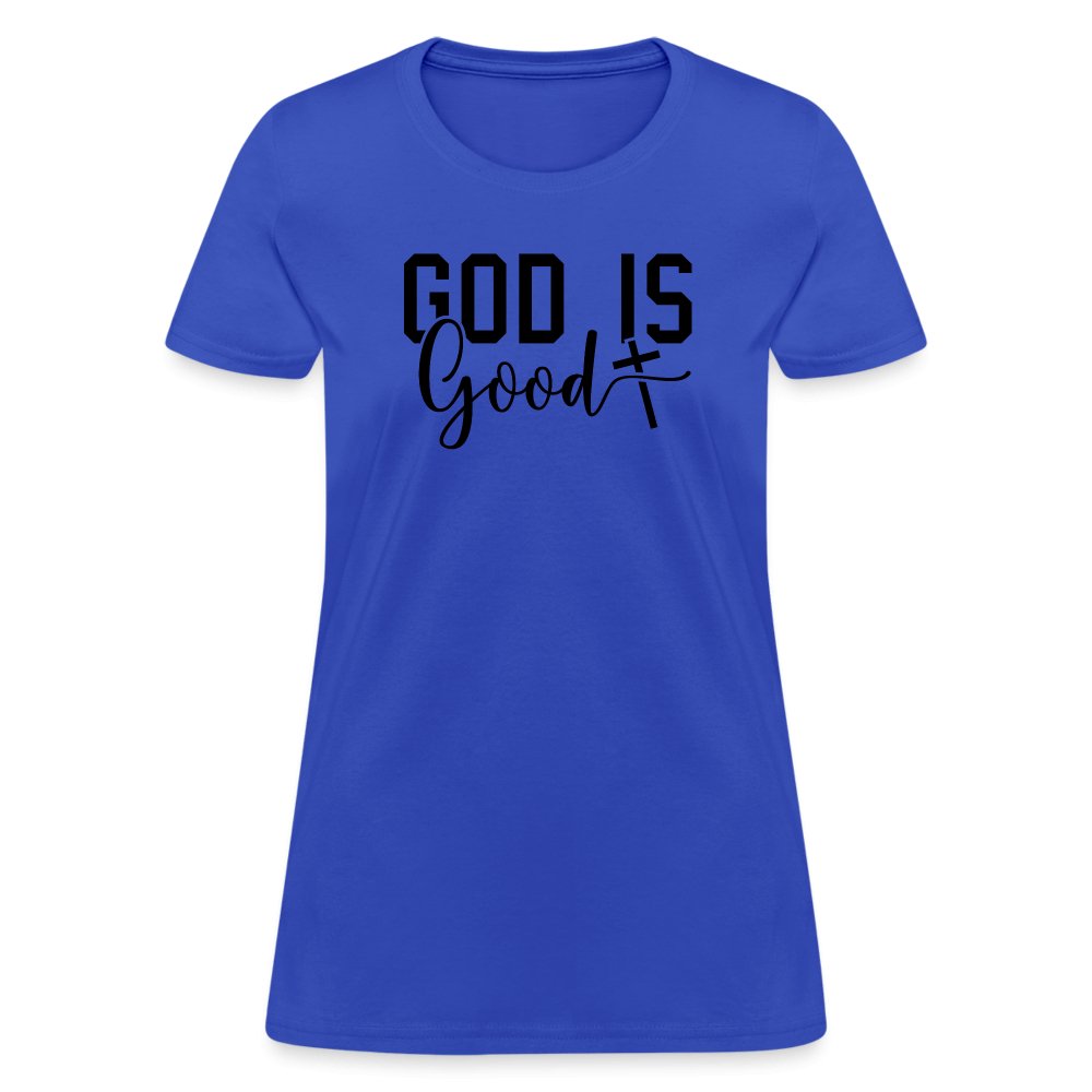 God is Good Women's T-Shirt - royal blue