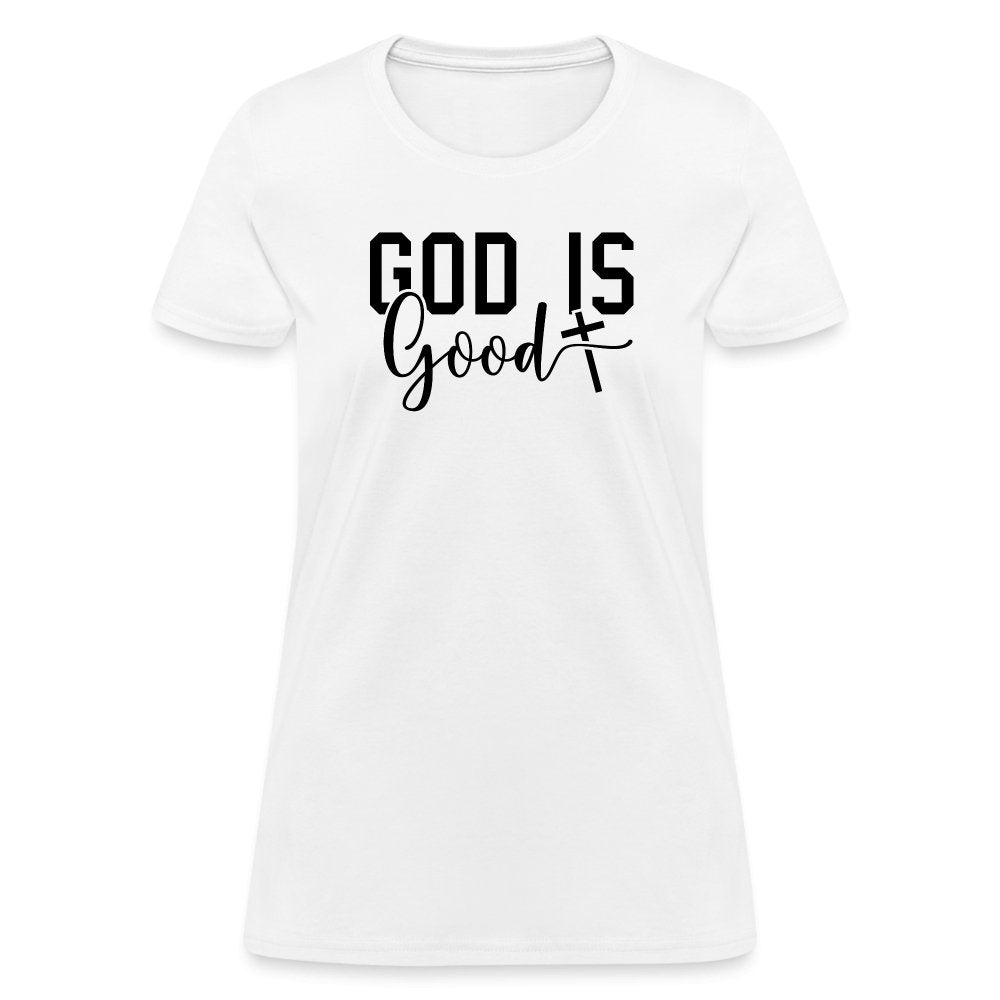 God is Good Women's T-Shirt - white