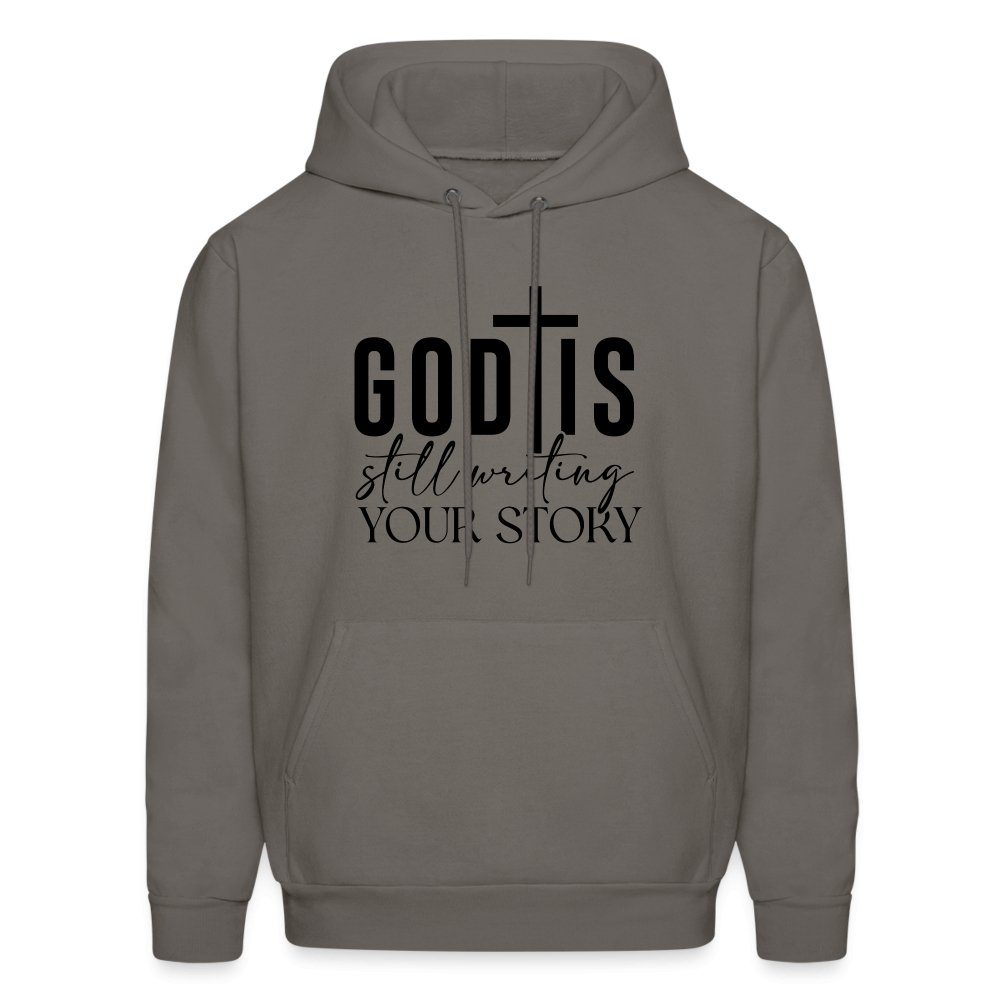 God Is Still Writing Your Story Hoodie - asphalt gray