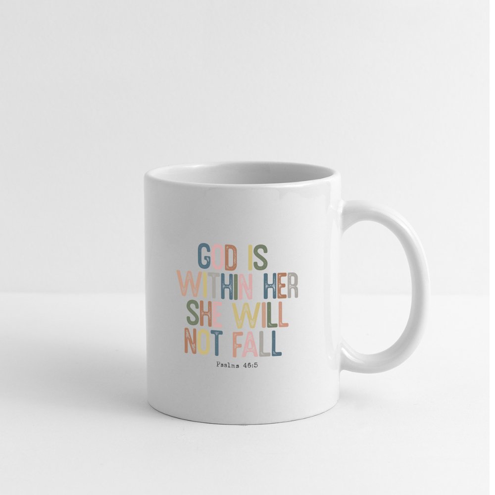 God is within Her She Will Not Fail (Psalms 46:5) Coffee Mug - option1# - Coffee/Tea Mug | BestSub B101AA