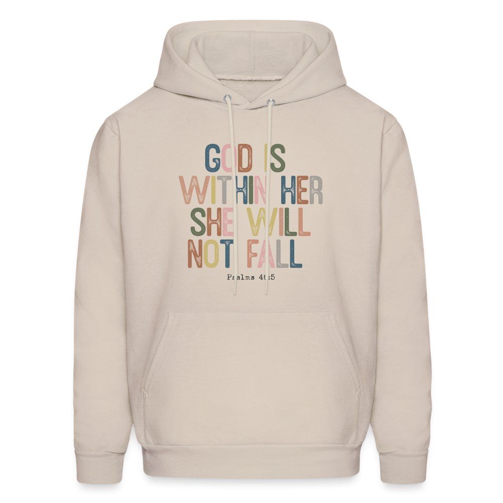 God Is Within Her She Will Not Fail (Psalms 46:5) Hoodie - option1# - Men's Hoodie | Hanes P170