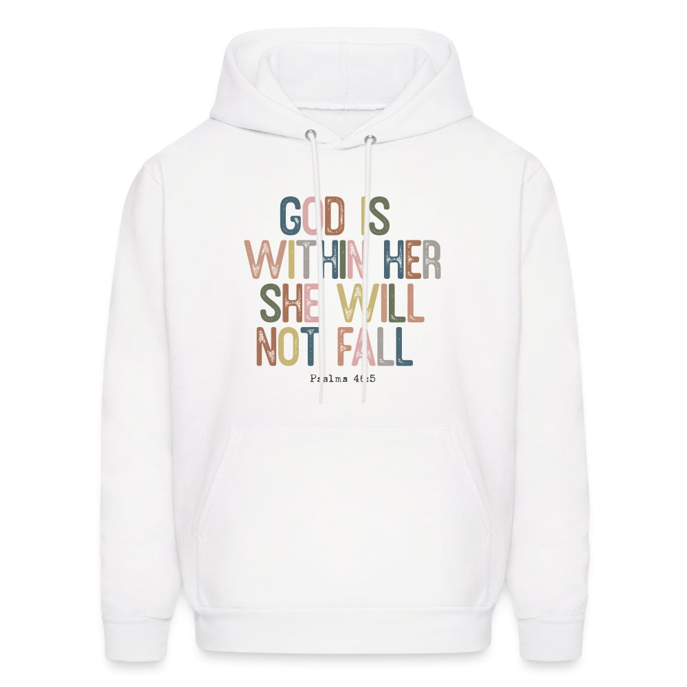 God Is Within Her She Will Not Fail (Psalms 46:5) Hoodie - option1# - Men's Hoodie | Hanes P170