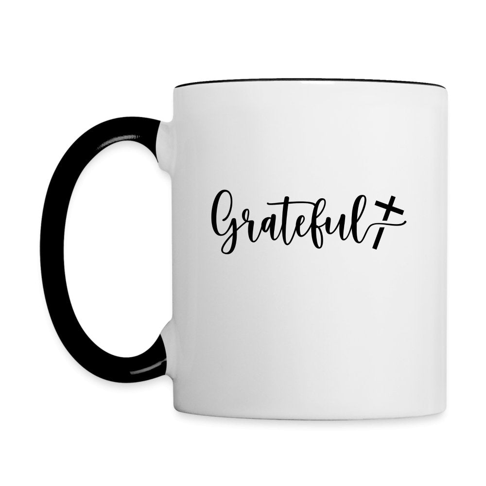 Grateful Coffee Mug - white/black