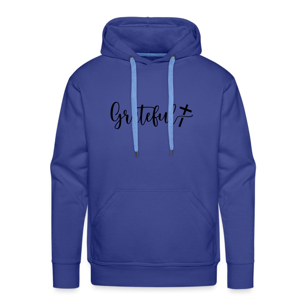 Grateful Men’s Premium Hoodie - royal blue