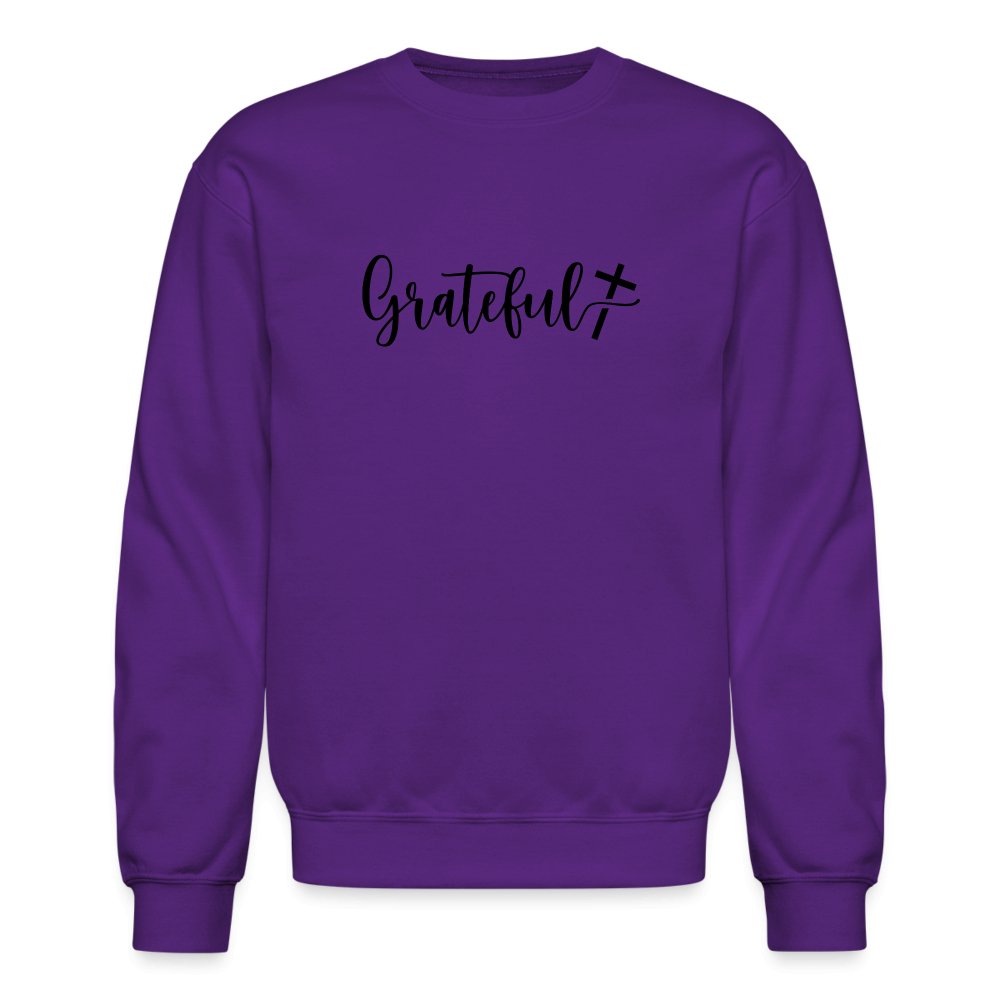 Grateful Sweatshirt - purple