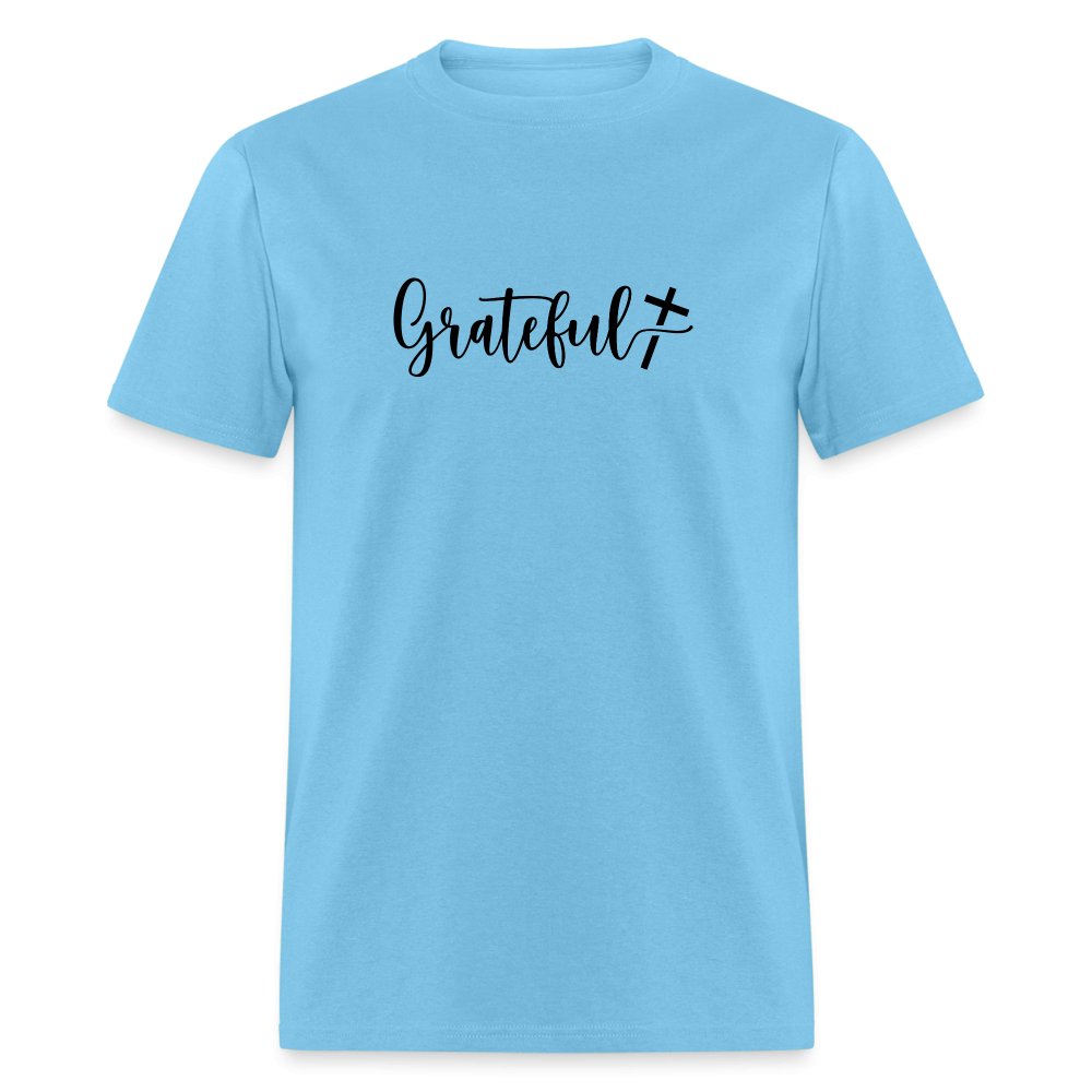 Grateful T-Shirt - aquatic blue