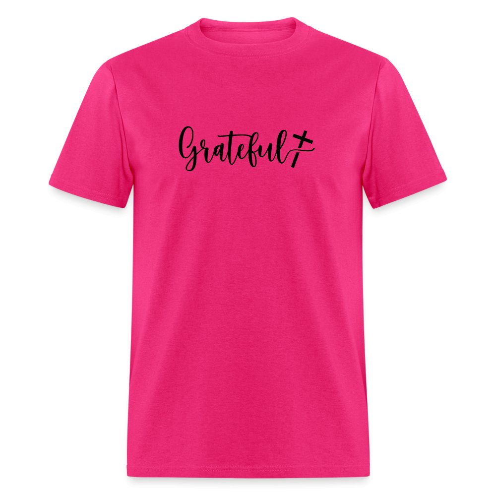 Grateful T-Shirt - fuchsia