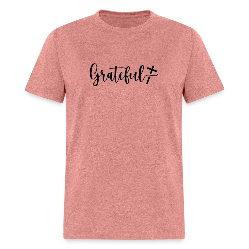 Grateful T-Shirt - heather mauve