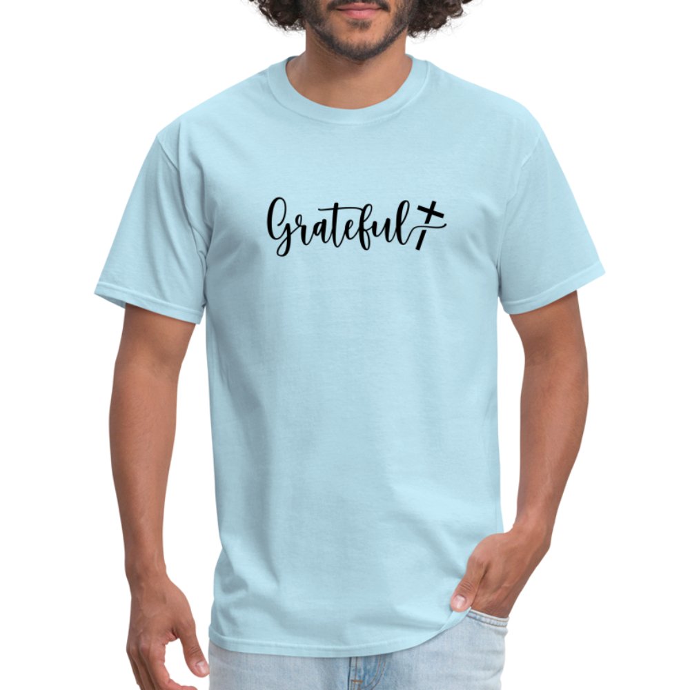 Grateful T-Shirt - powder blue