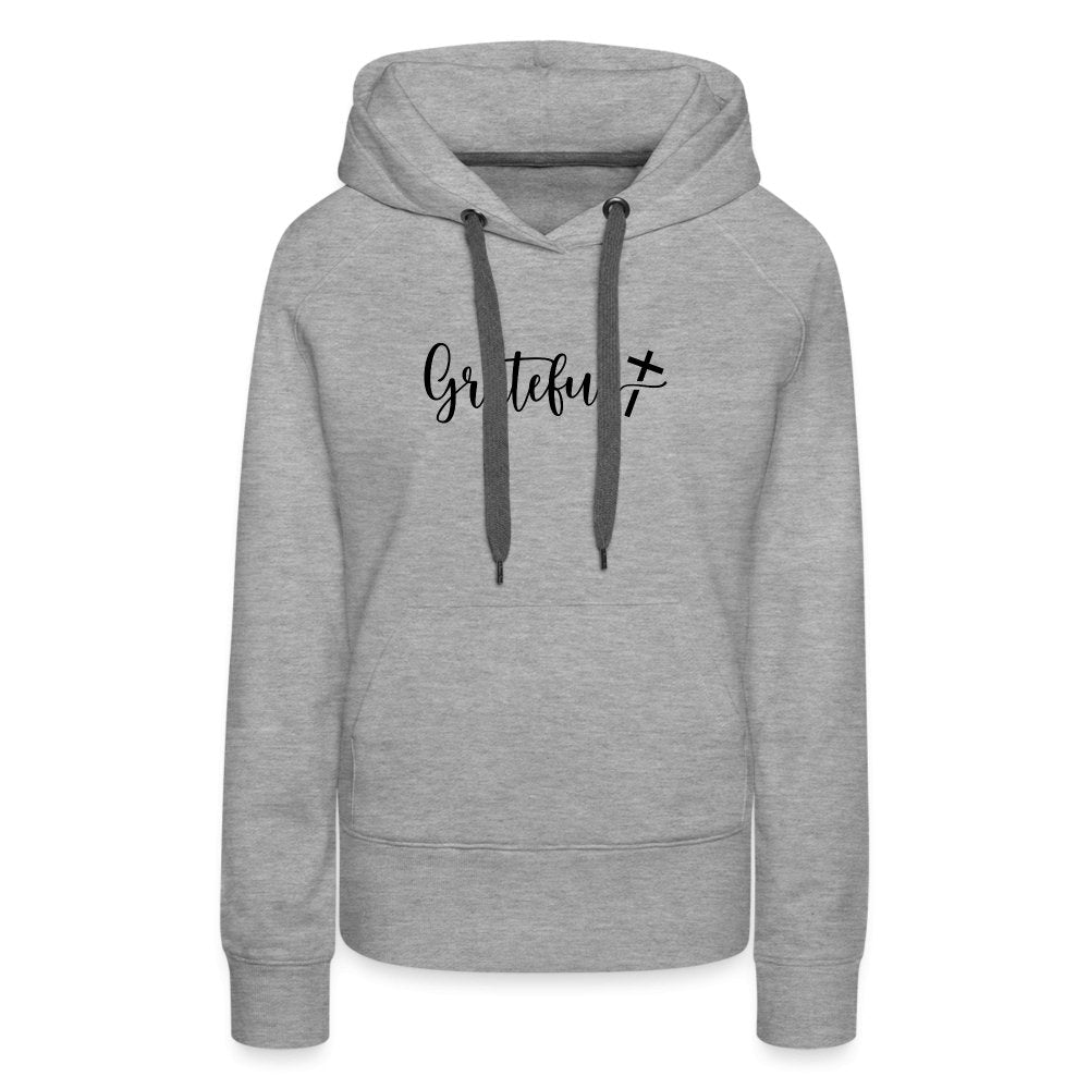 Grateful Women’s Premium Hoodie - heather grey