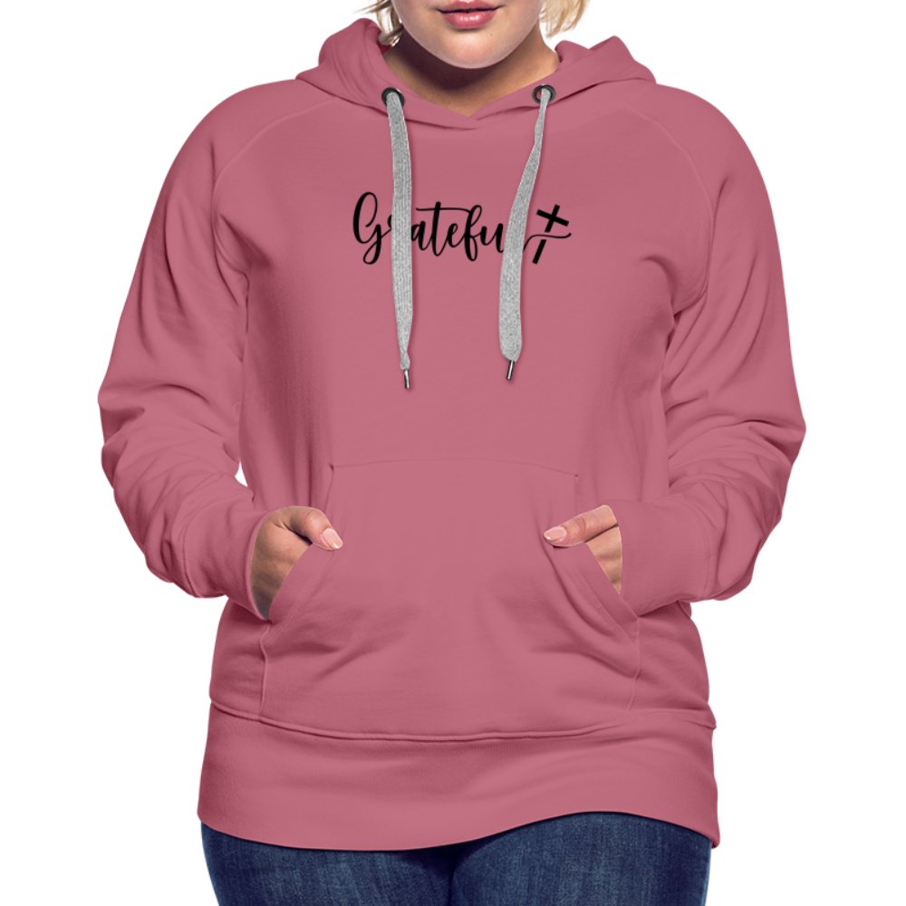 Grateful Women’s Premium Hoodie - mauve