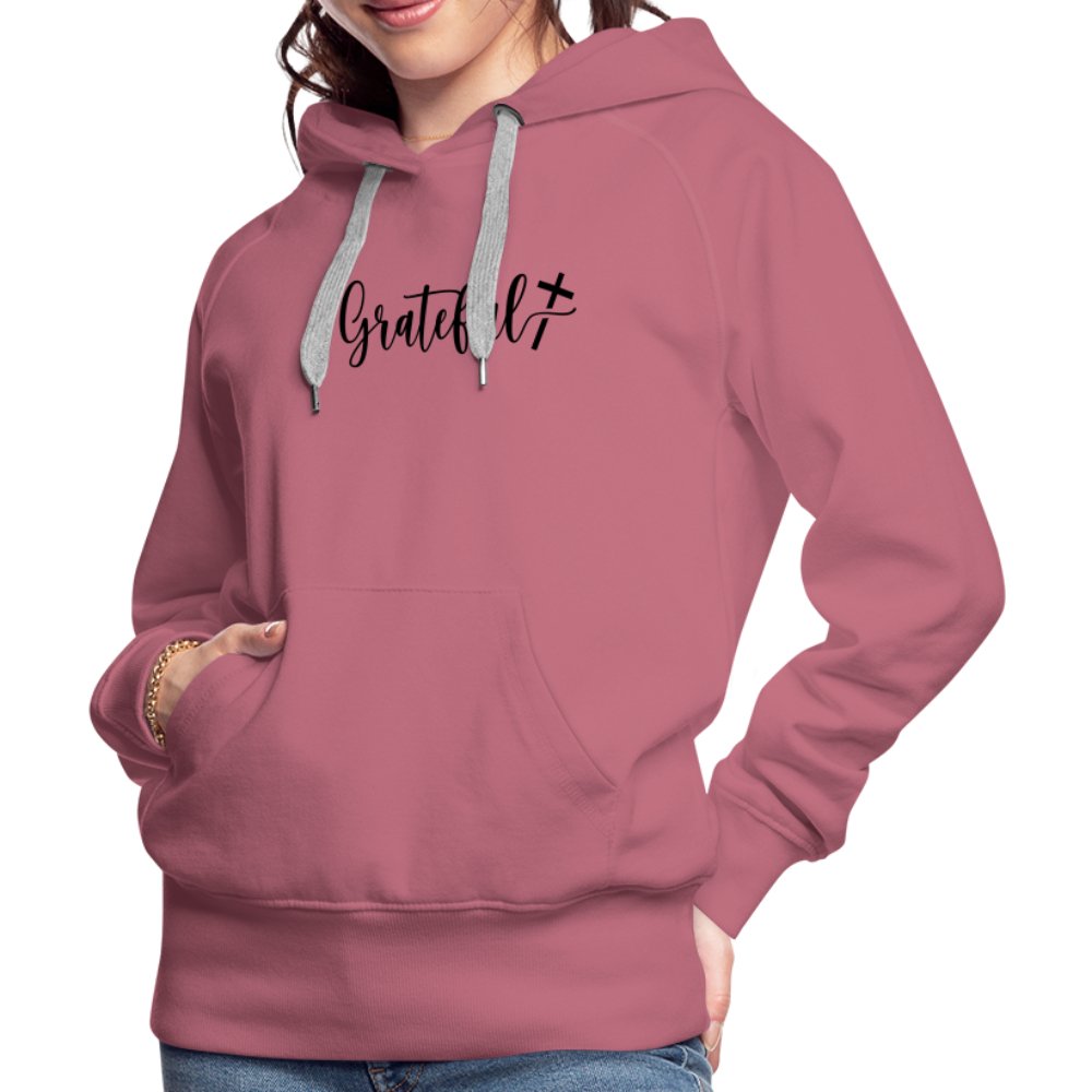 Grateful Women’s Premium Hoodie - mauve