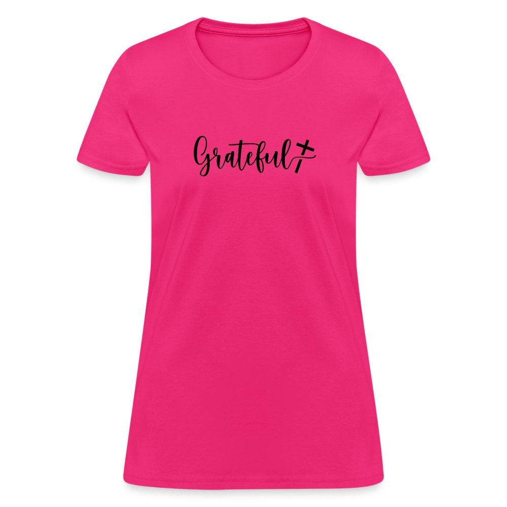 Grateful Women's T-Shirt - fuchsia