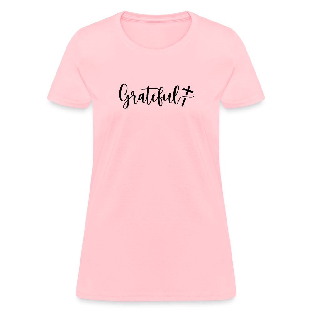 Grateful Women's T-Shirt - pink