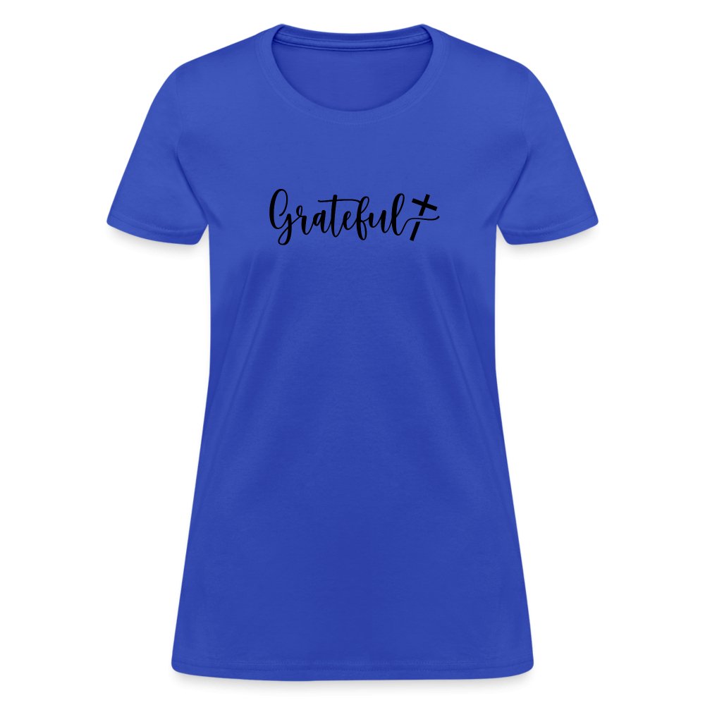 Grateful Women's T-Shirt - royal blue