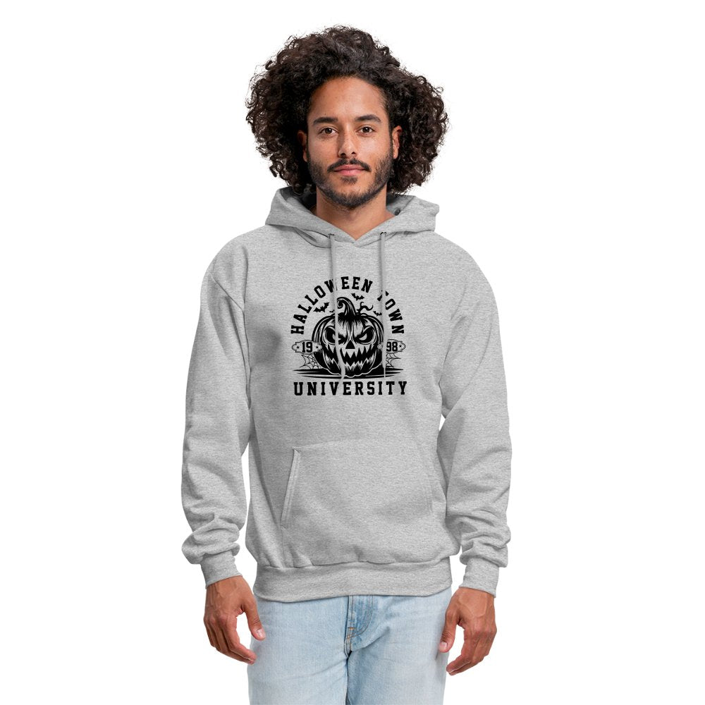 Halloween Town University Hoodie (Halloween) - heather gray