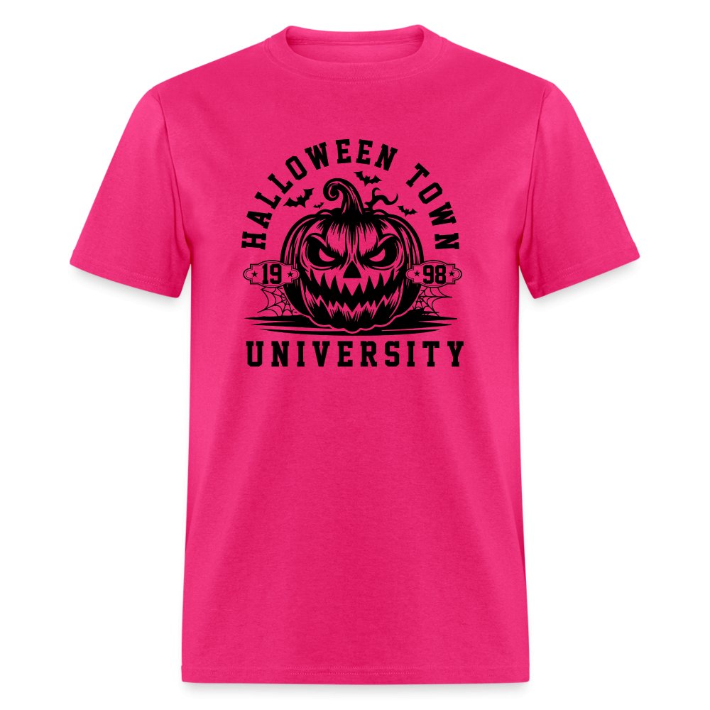 Halloween Town University T-Shirt (Halloween) - fuchsia