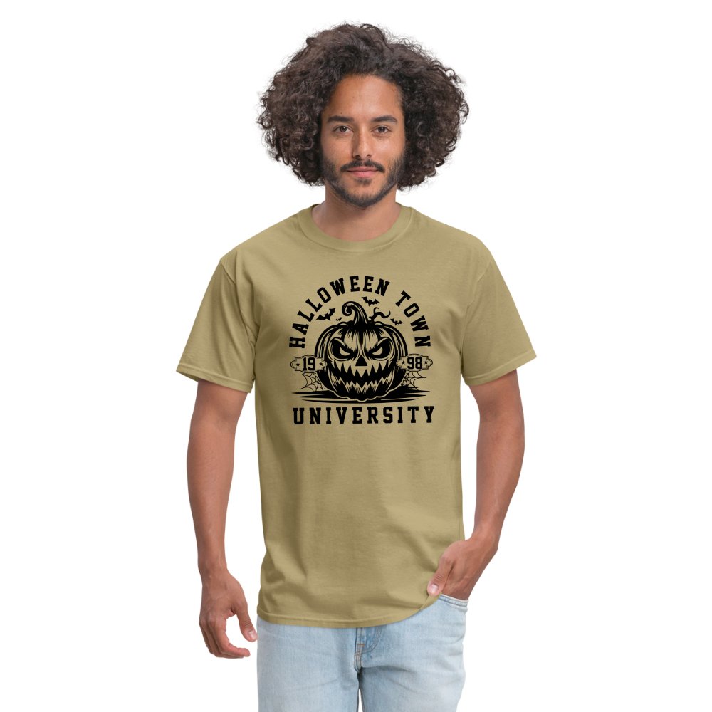 Halloween Town University T-Shirt (Halloween) - khaki