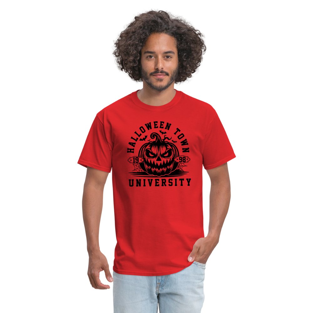 Halloween Town University T-Shirt (Halloween) - red