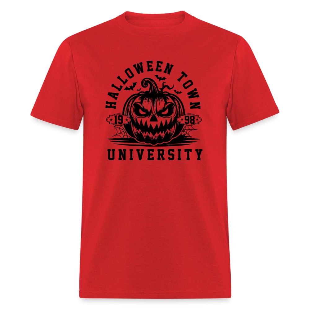 Halloween Town University T-Shirt (Halloween) - red