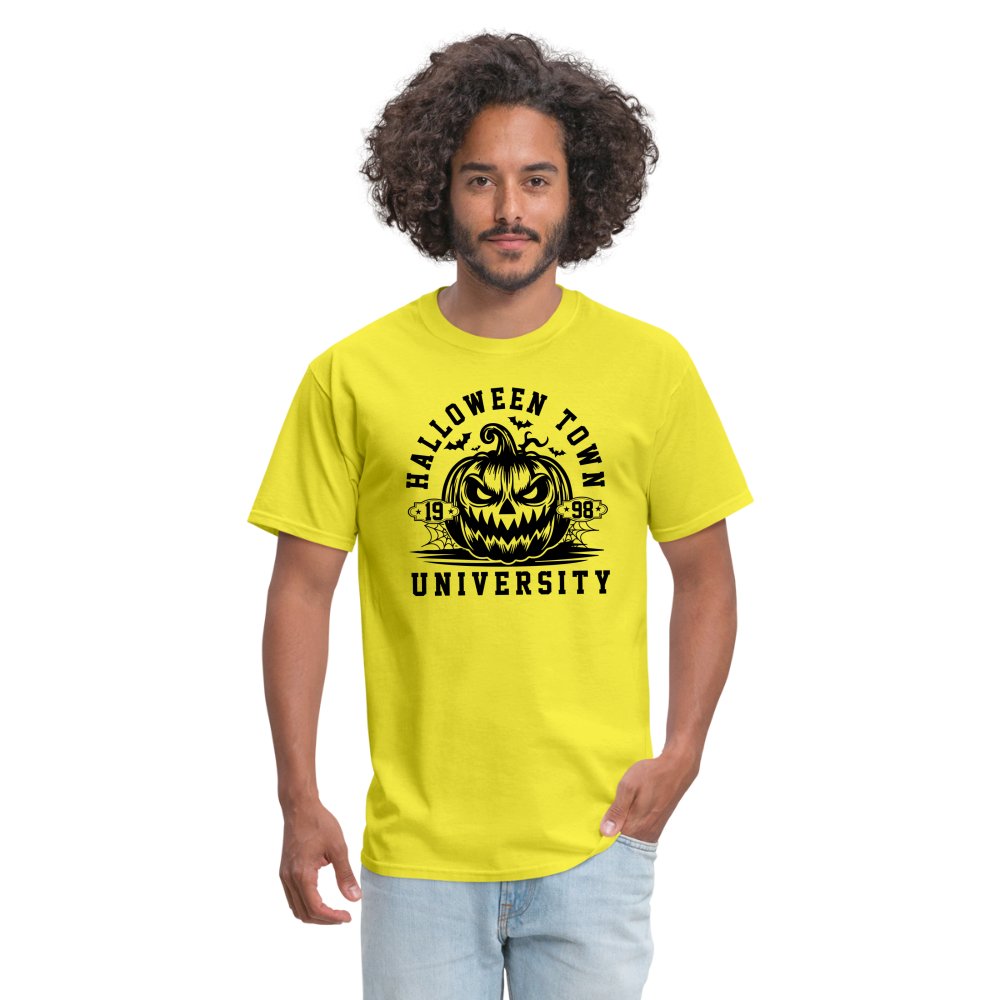 Halloween Town University T-Shirt (Halloween) - yellow