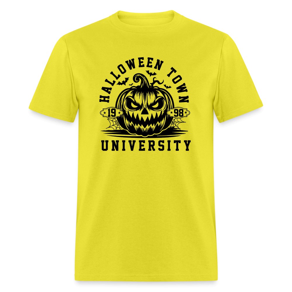 Halloween Town University T-Shirt (Halloween) - yellow