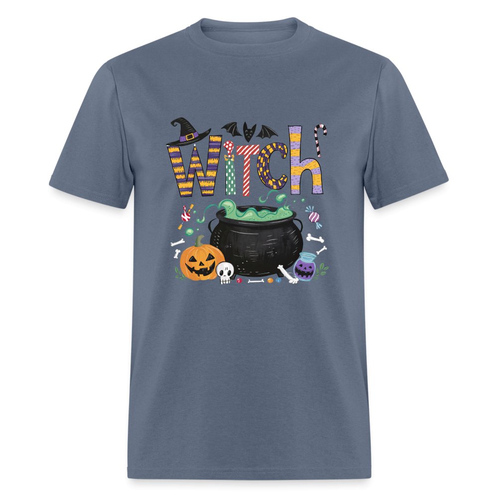 Halloween Witch T-Shirt - denim