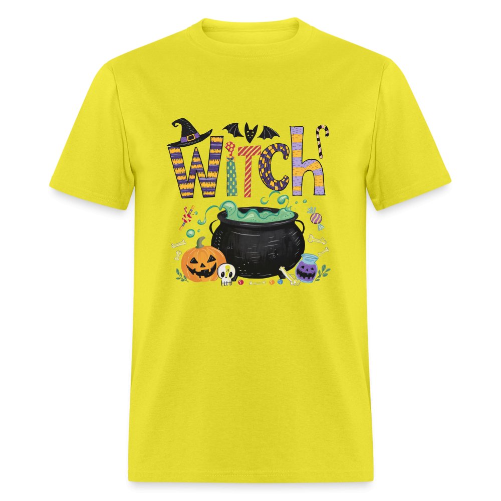 Halloween Witch T-Shirt - option1# - Unisex Classic T-Shirt | Fruit of the Loom 3930