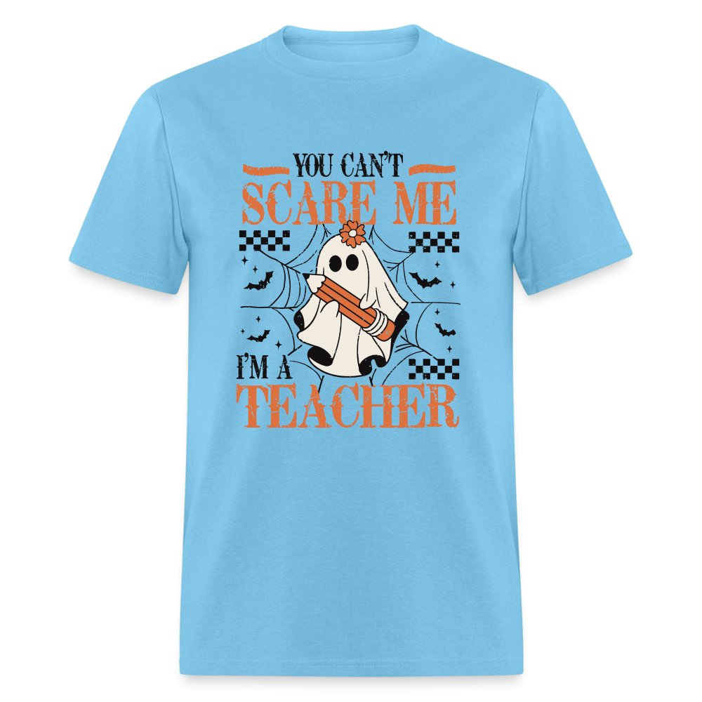 (Halloween) You Can't Scare Me I'm a Teacher T-Shirt - yellow