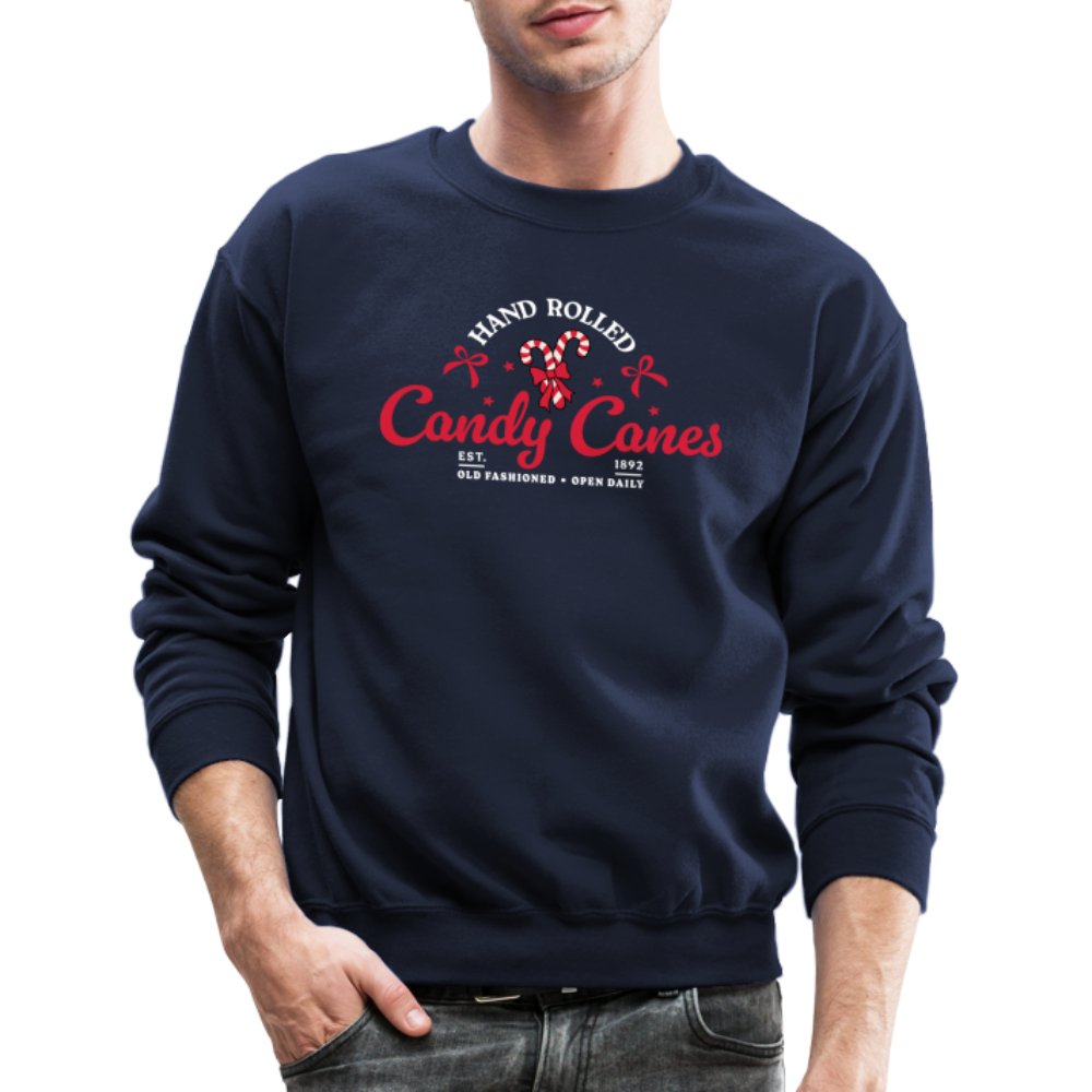 Hand Rolled Candy Canes Sweatshirt - royal blue