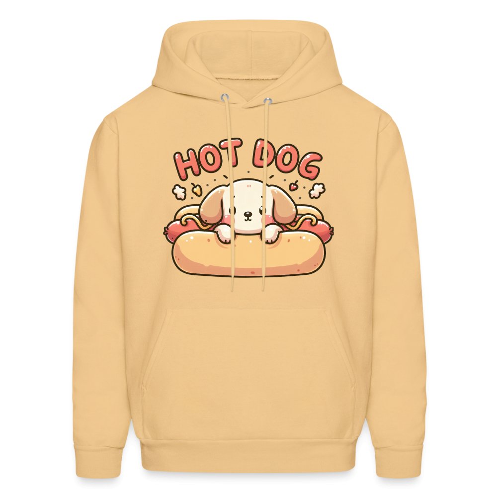 Hot Dog Hoodie(Puppy inside Hot Dog Bun) - option1# - Men's Hoodie | Hanes P170