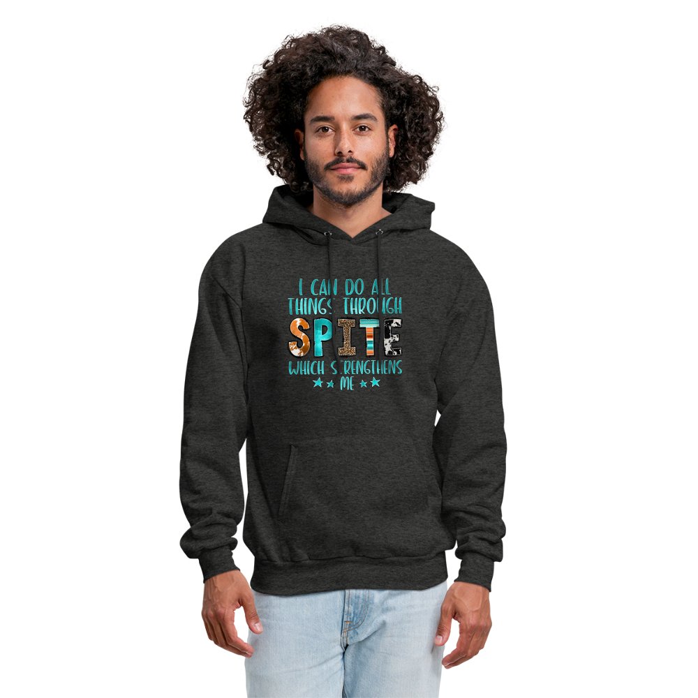 I Can Do All Things Through Spite Which Strengthens Me Hoodie - option1# - Men's Hoodie | Hanes P170