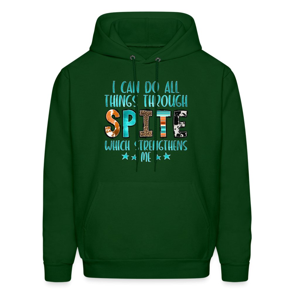 I Can Do All Things Through Spite Which Strengthens Me Hoodie - option1# - Men's Hoodie | Hanes P170